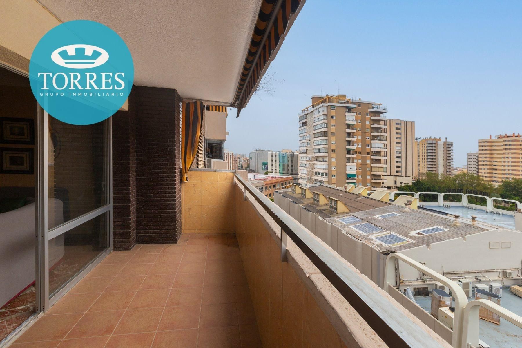Balcony of Flat for sale in Málaga Capital  with Parquet flooring, Terrace and Storage room