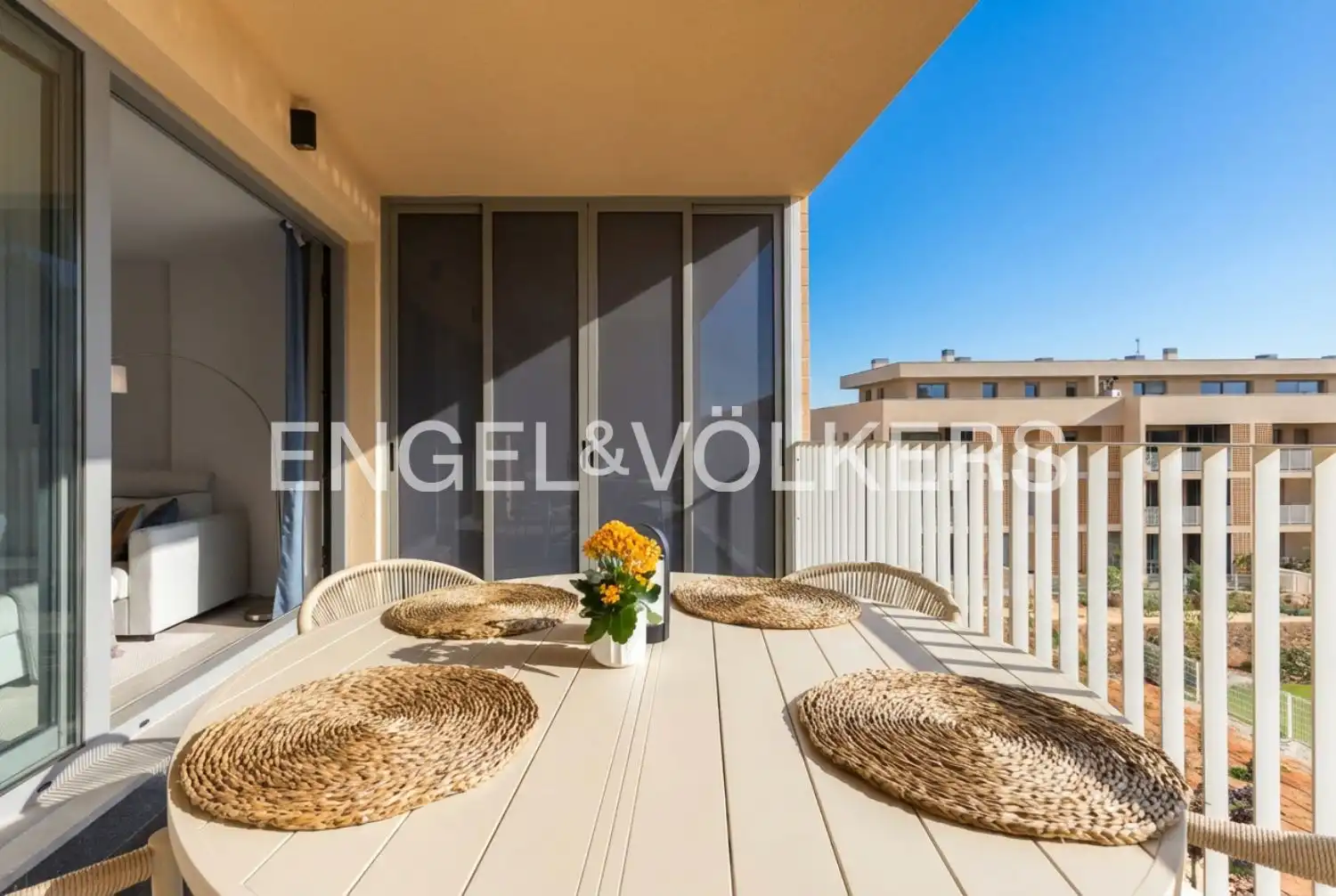 Terrasse von Wohnung zur Miete in Dénia mit Klimaanlage, Heizung und Privatgarten