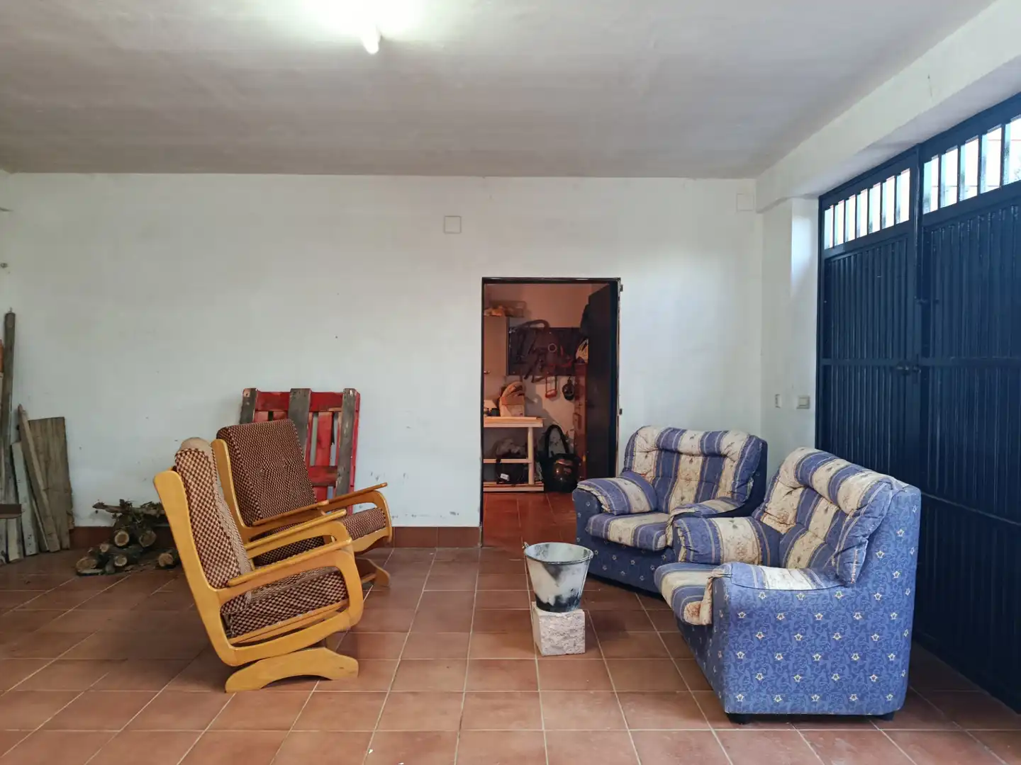 Wohnzimmer von Country house zum Verkauf in Hinojos mit Privatgarten, Terrasse und Schwimmbad