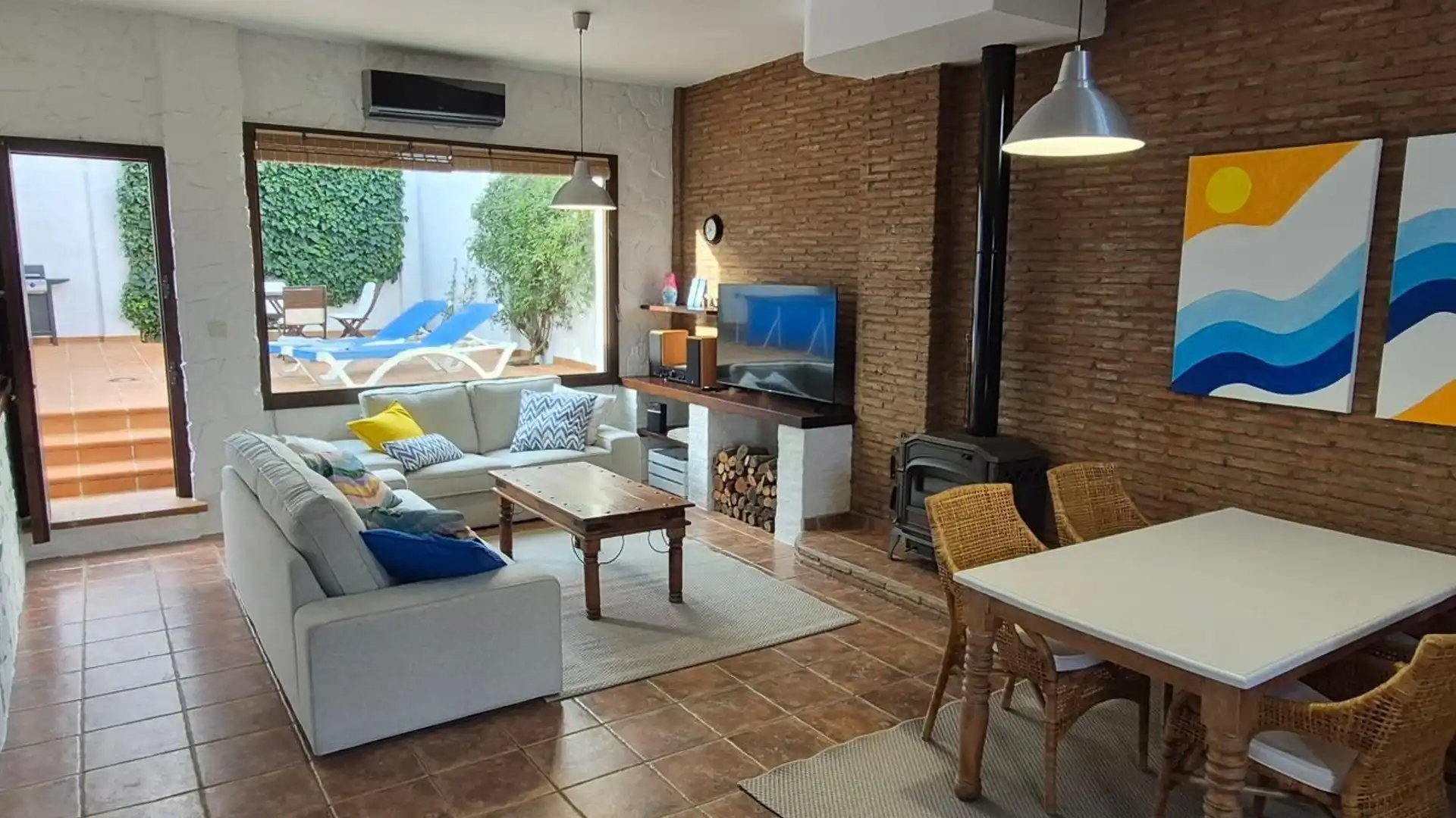 Sala de estar de Casa o chalet en venta en Antequera con Aire acondicionado, Terraza y Trastero