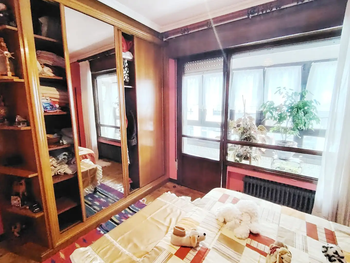 Schlafzimmer von Wohnung zum Verkauf in Gijón  mit Heizung, Parkett und Terrasse