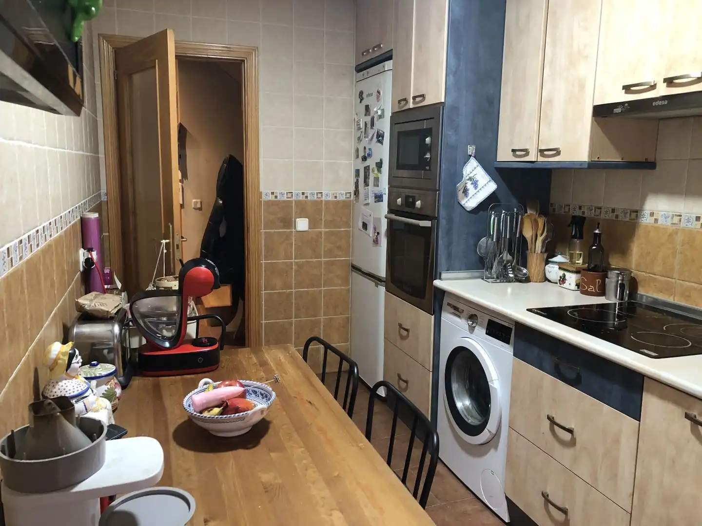 Kitchen of Detached homes for sale in Cabañas de Polendos  with Heating, Private garden and Balcony