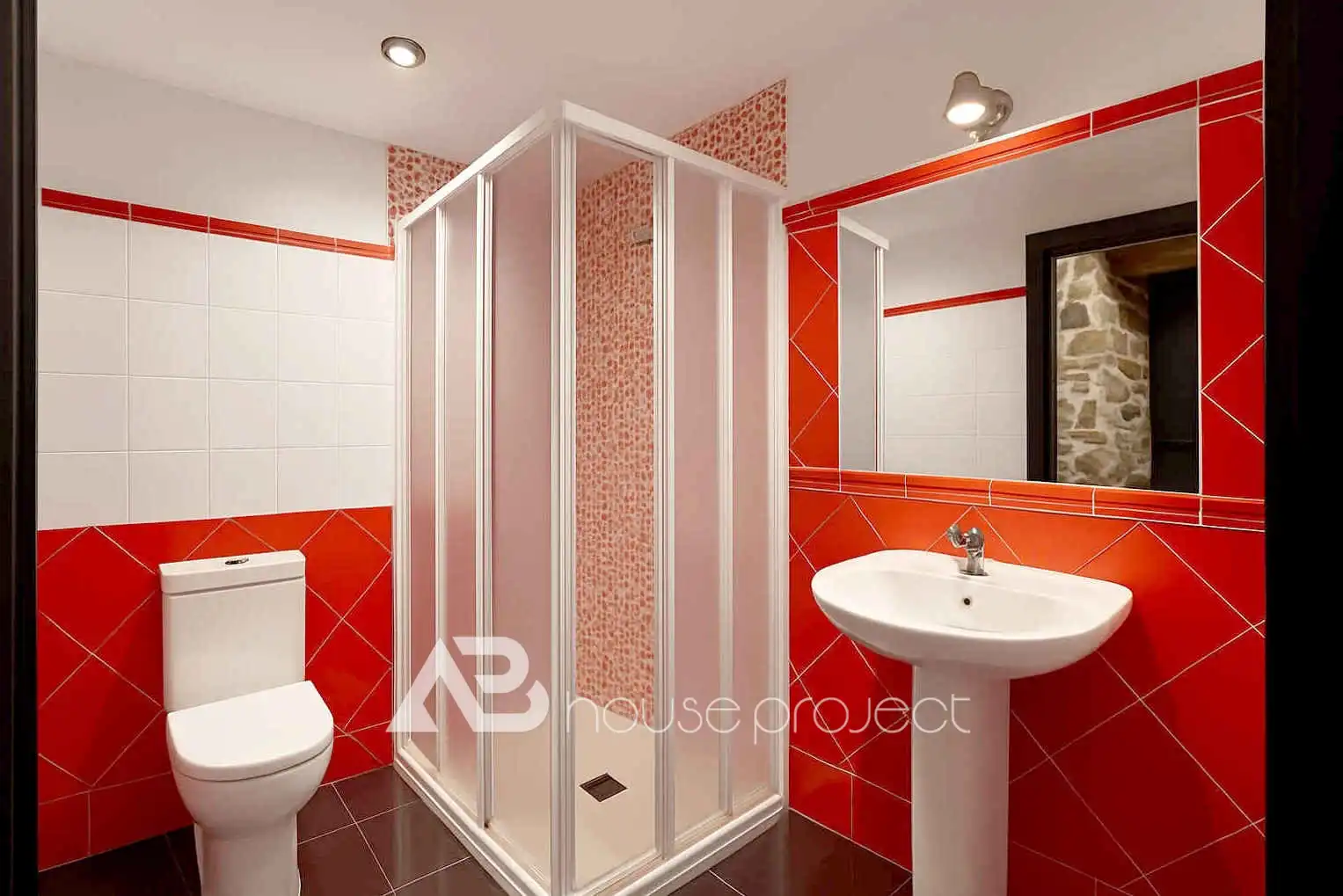 Baño de Casa o chalet en venta en Monterroso con Aire acondicionado, Jardín privado y Terraza