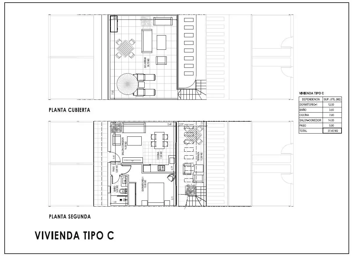 Ático en venta en Vera con Terraza y Piscina comunitaria