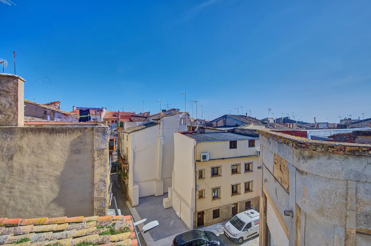 Vista exterior de Casa o chalet en venta en Falces con Calefacción, Parquet y Terraza