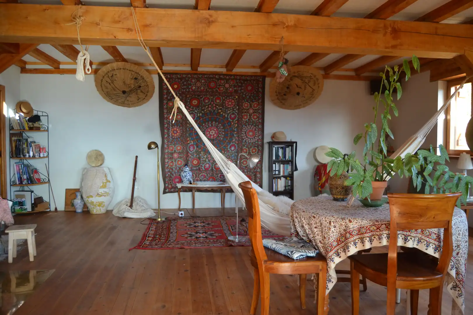 Wohnzimmer von Haus oder Chalet zum Verkauf in Aisa mit Heizung und Privatgarten