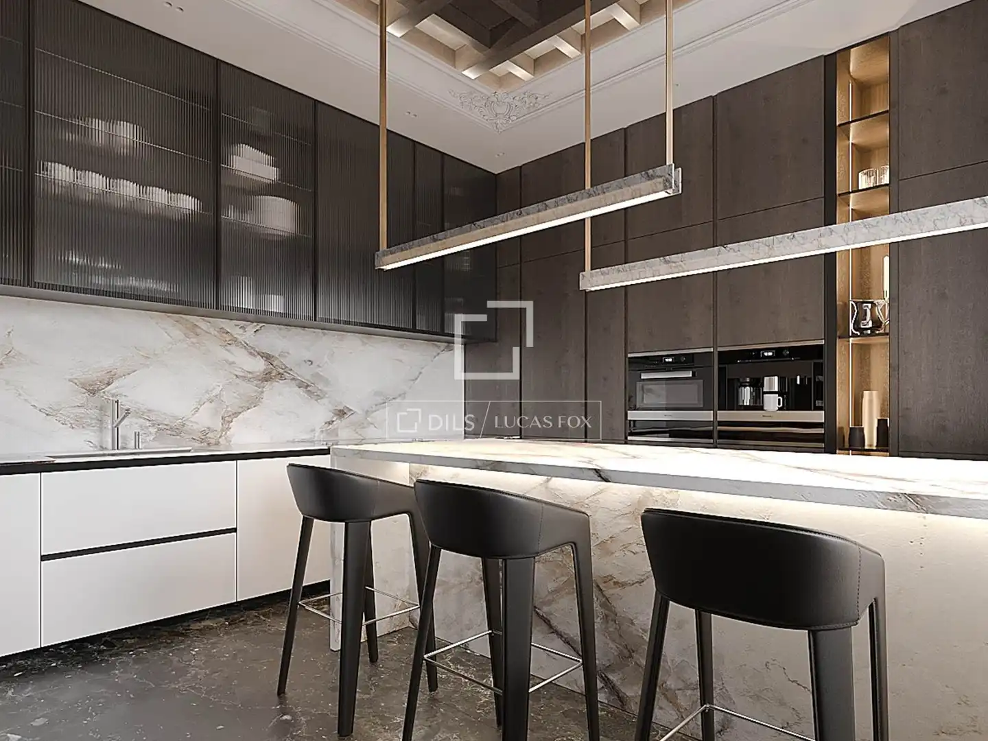 Kitchen of Flat for sale in Barcelona  with Air Conditioner and Heating
