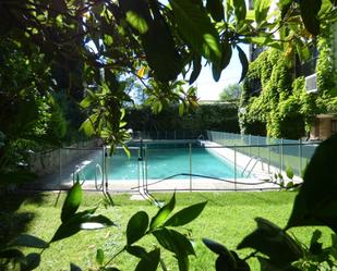 Swimming pool of Flat for sale in  Madrid Capital  with Air Conditioner, Heating and Parquet flooring