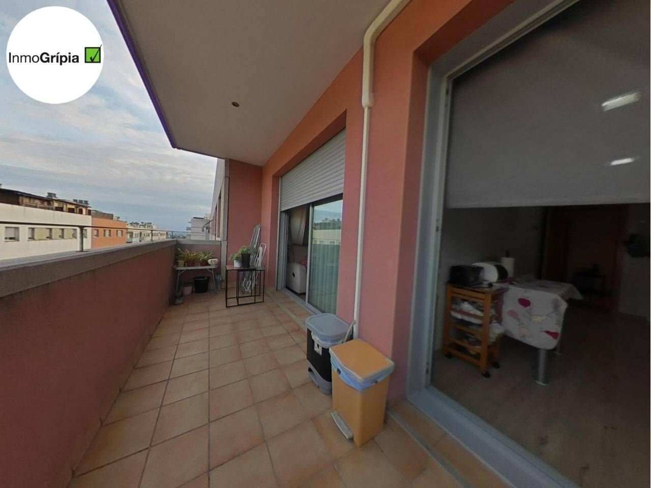 Balcony of Flat for sale in Terrassa  with Air Conditioner, Heating and Parquet flooring