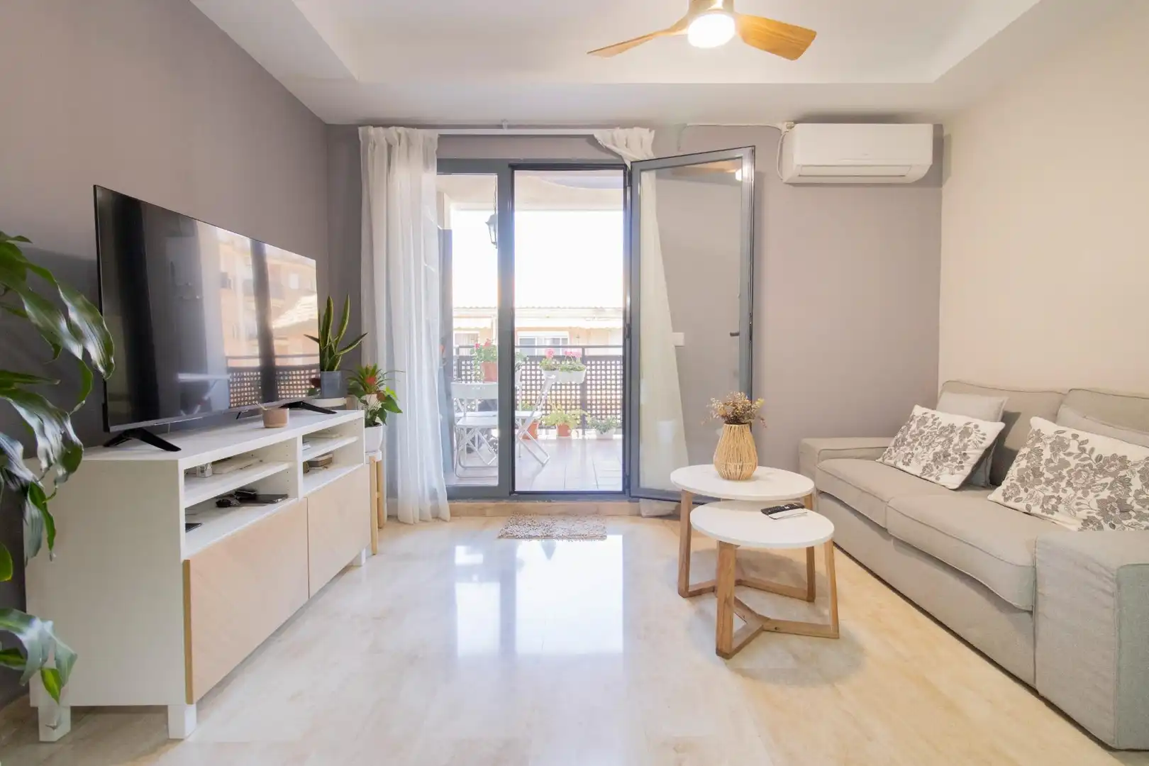 Wohnzimmer von Maisonette zum Verkauf in Massamagrell mit Klimaanlage, Terrasse und Abstellraum