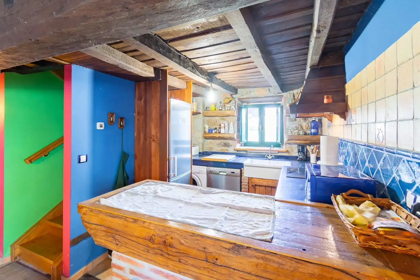 Cocina de Casa o chalet en venta en Boca de Huérgano con Trastero y Amueblado