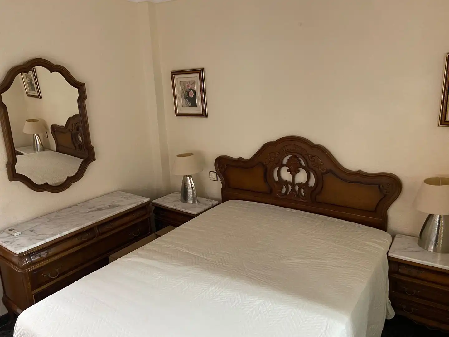 Schlafzimmer von Einfamilien-Reihenhaus zum Verkauf in Alcantarilla mit Klimaanlage, Terrasse und Möbliert