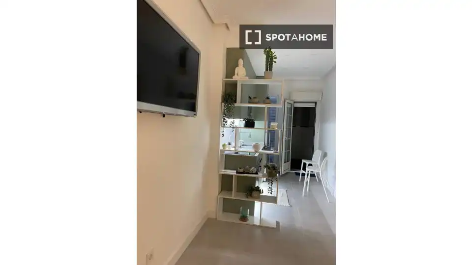 Sala de estar de Piso de alquiler en Madrid con Aire acondicionado, Calefacción y Amueblado