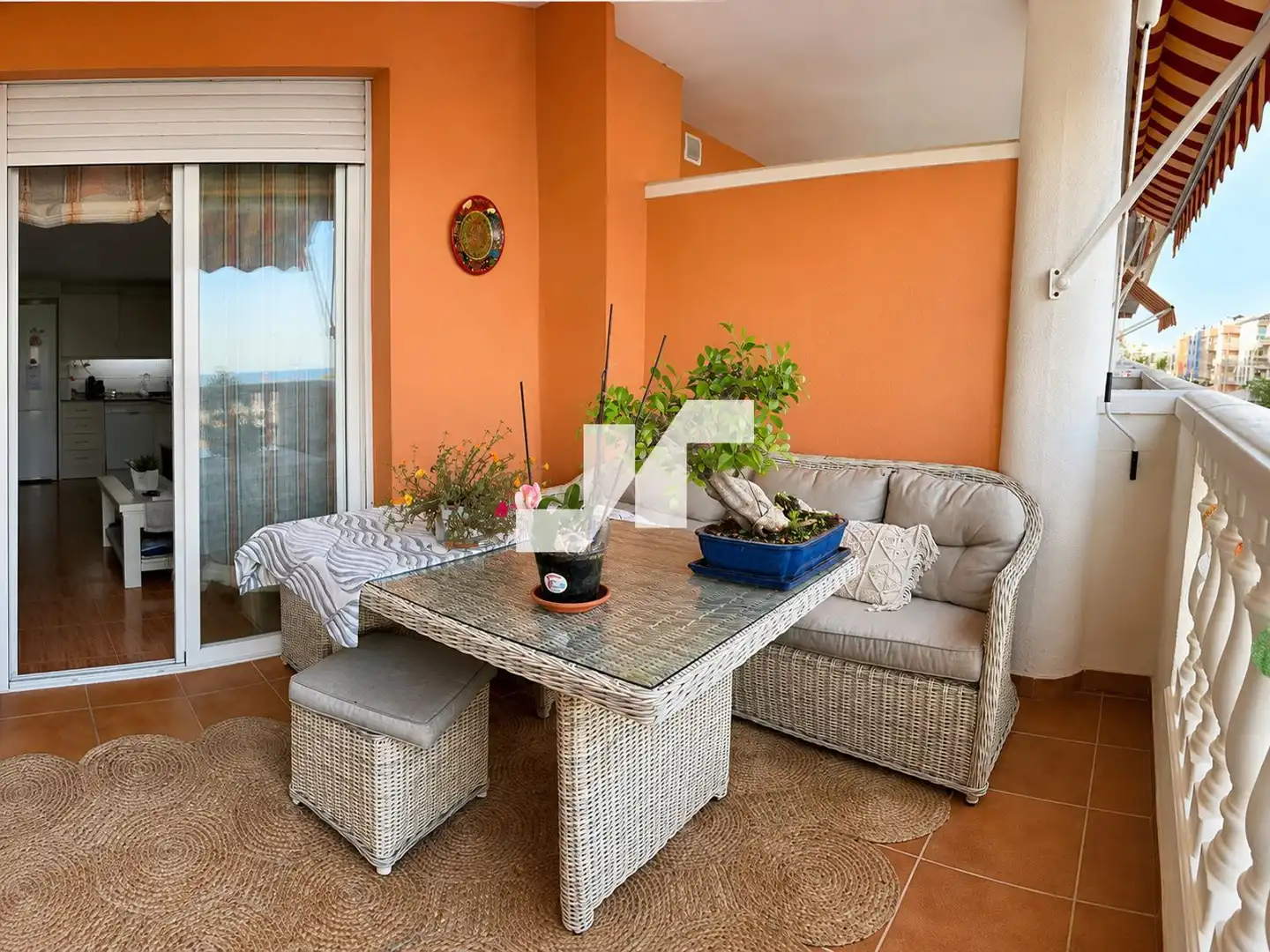Balcony of Apartments for rent in Moncofa  with Air Conditioner, Terrace and Swimming Pool