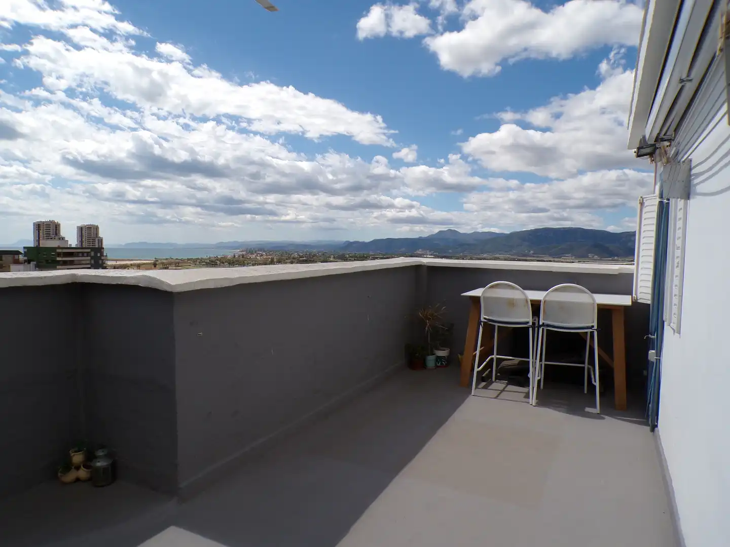 Terrasse von Wohnungen zum Verkauf in Cullera mit Terrasse, Möbliert und Ofen