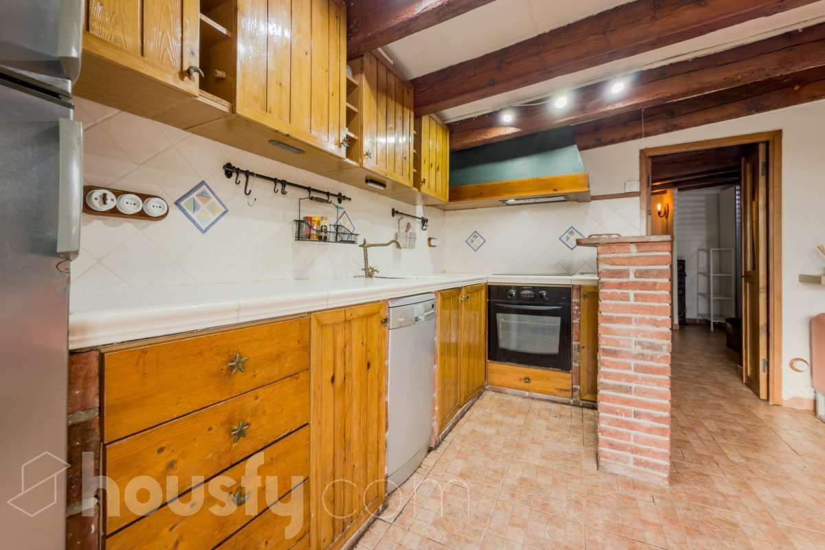 Cocina de Piso en venta en  Barcelona Capital con Terraza, Trastero y Amueblado