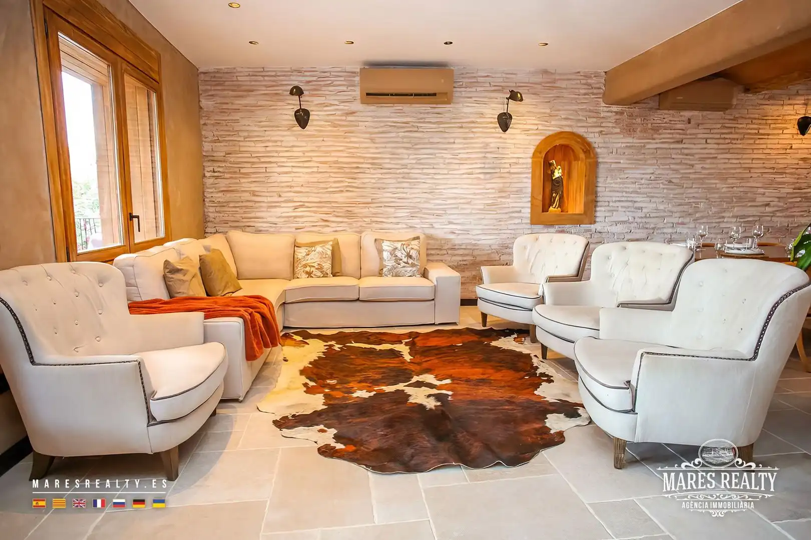 Wohnzimmer von Country house zum Verkauf in Vidreres mit Heizung, Privatgarten und Abstellraum