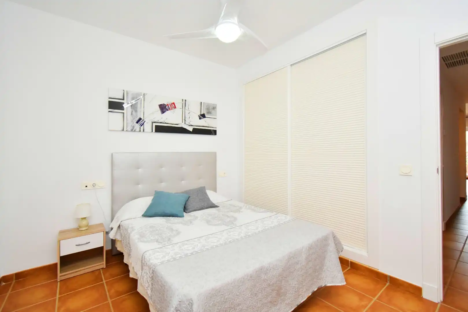 Bedroom of Flat for sale in El Ejido  with Air Conditioner, Terrace and Furnished