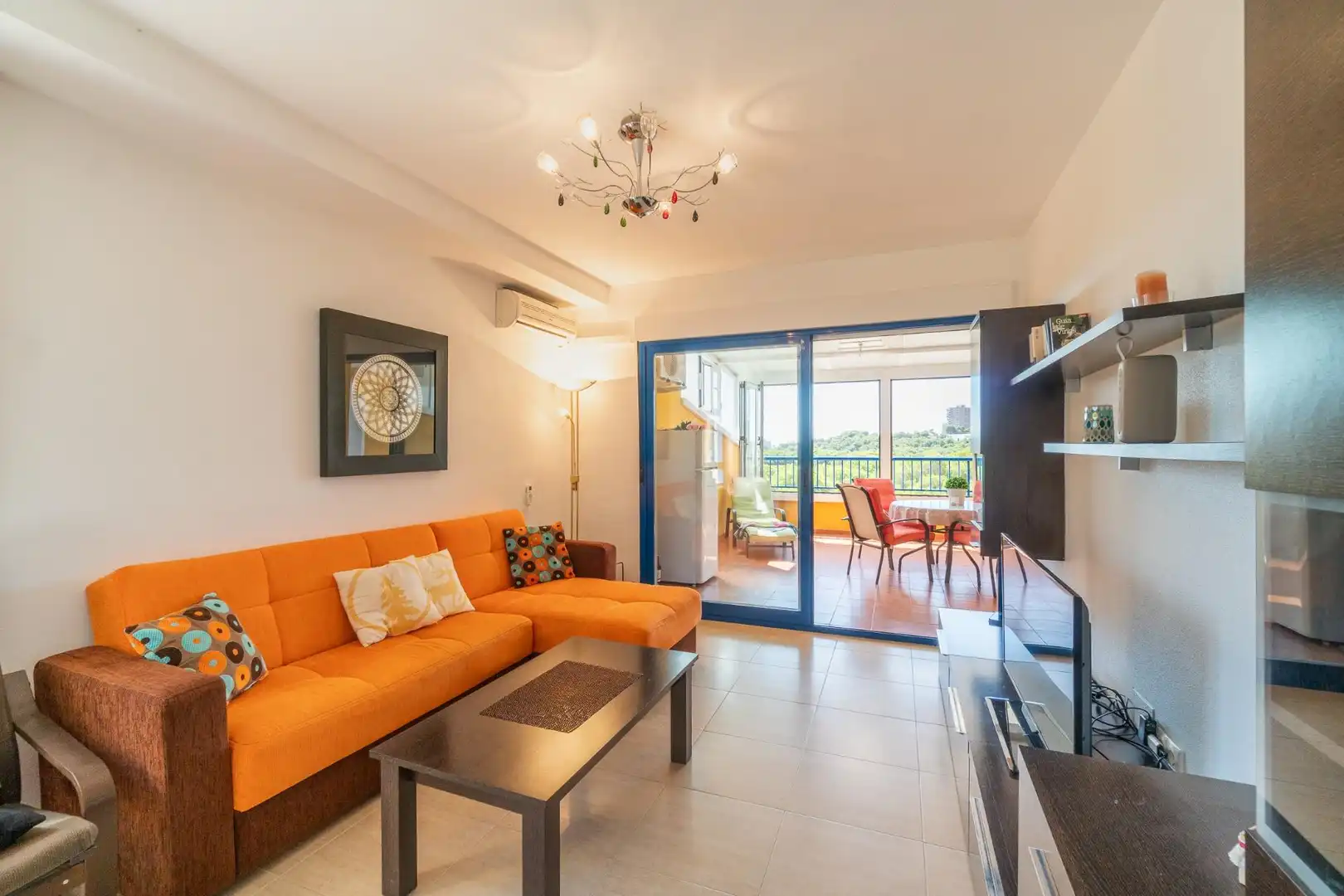 Living room of Apartments for sale in Orihuela  with Air Conditioner, Swimming Pool and Furnished