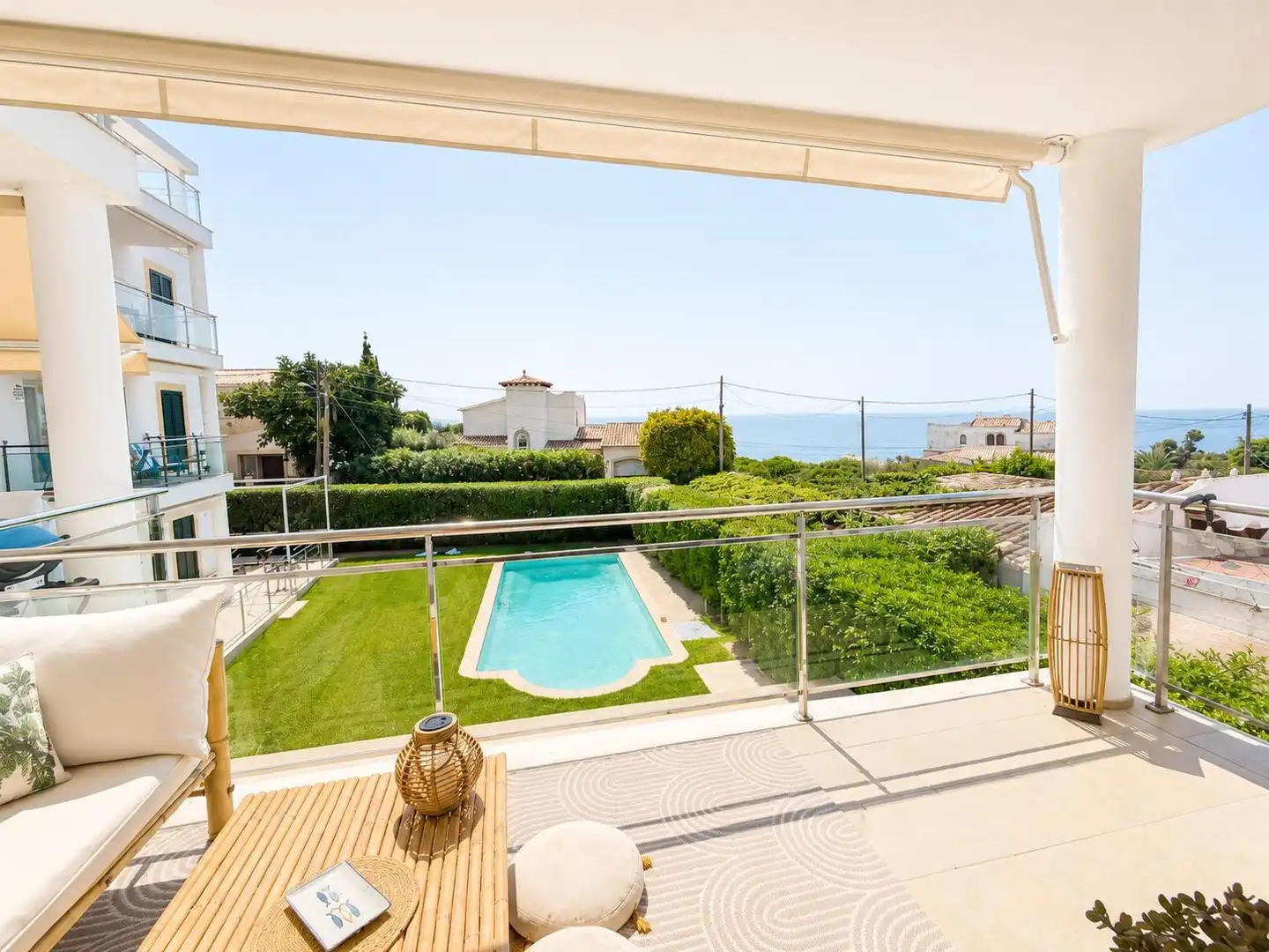 Terrace of Flat for rent in Llucmajor  with Air Conditioner, Heating and Private garden