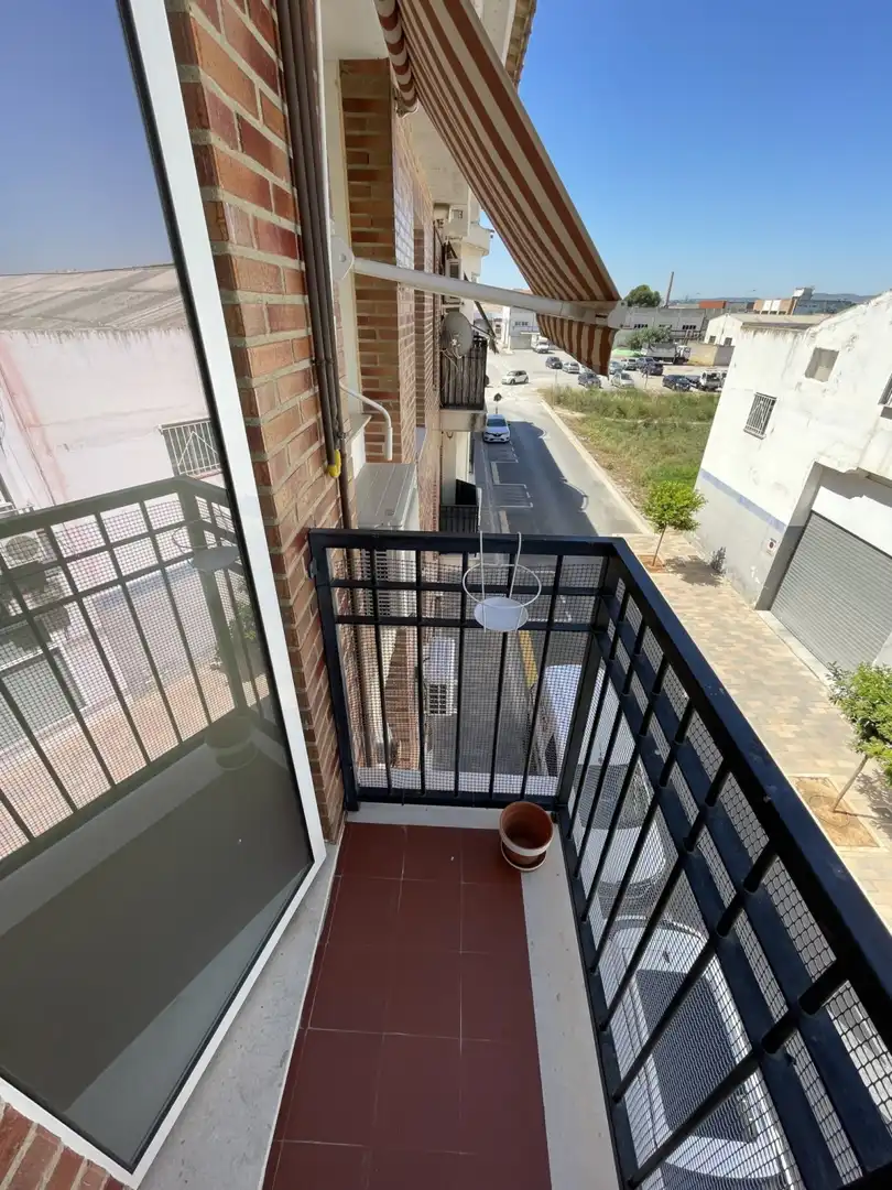 Terraza de Piso de alquiler en Beniparrell con Aire acondicionado, Parquet y Terraza