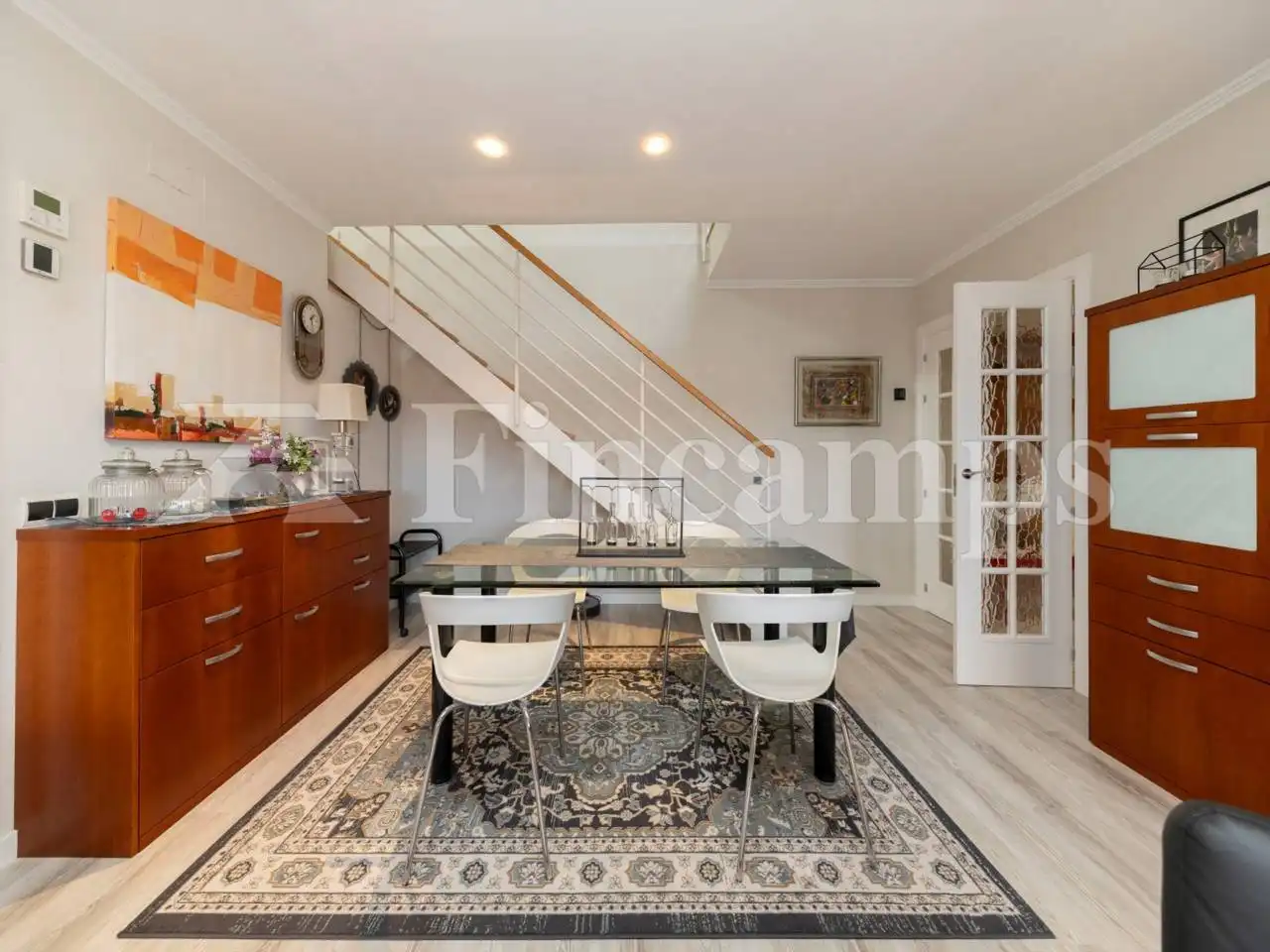 Dining room of Flat for sale in Sant Quirze del Vallès  with Air Conditioner, Heating and Parquet flooring