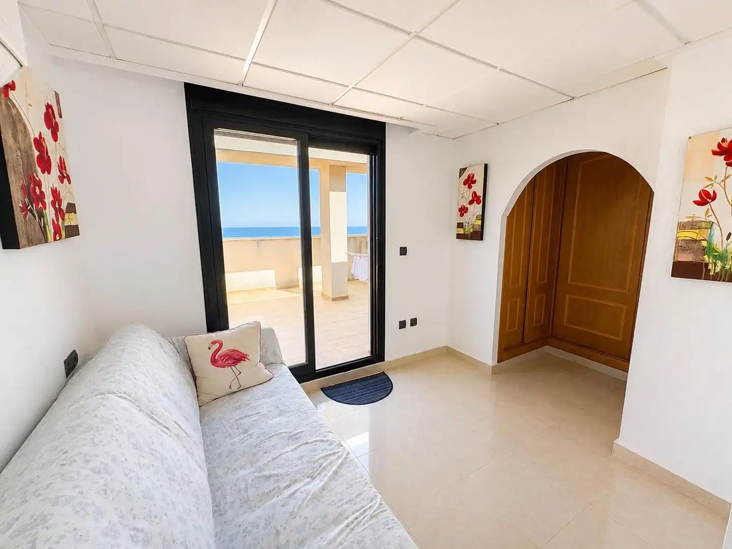 Sala de estar de Dúplex en venta en Guardamar del Segura con Aire acondicionado, Calefacción y Terraza