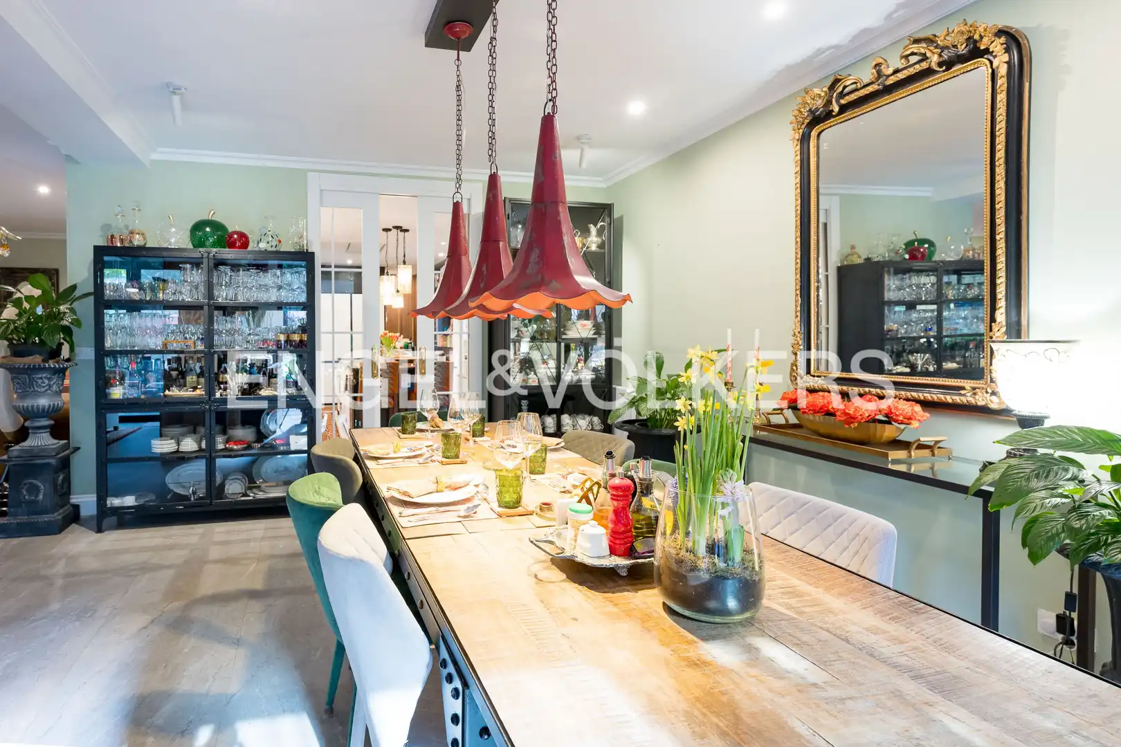 Dining room of Houses for sale in Madrid  with Air Conditioner, Heating and Private garden