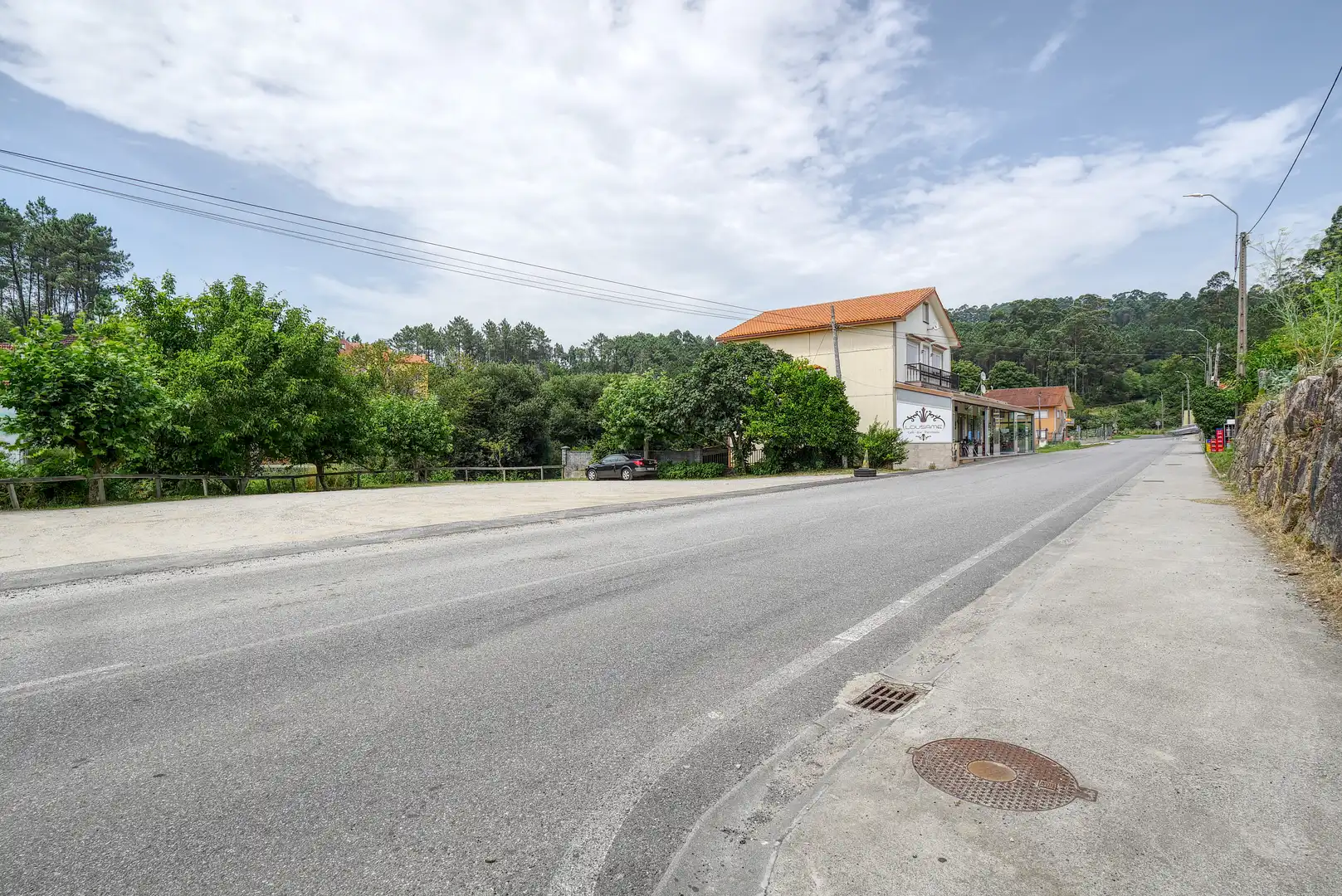 Vista exterior de Casa o chalet en venta en Lousame con Aire acondicionado, Calefacción y Jardín privado