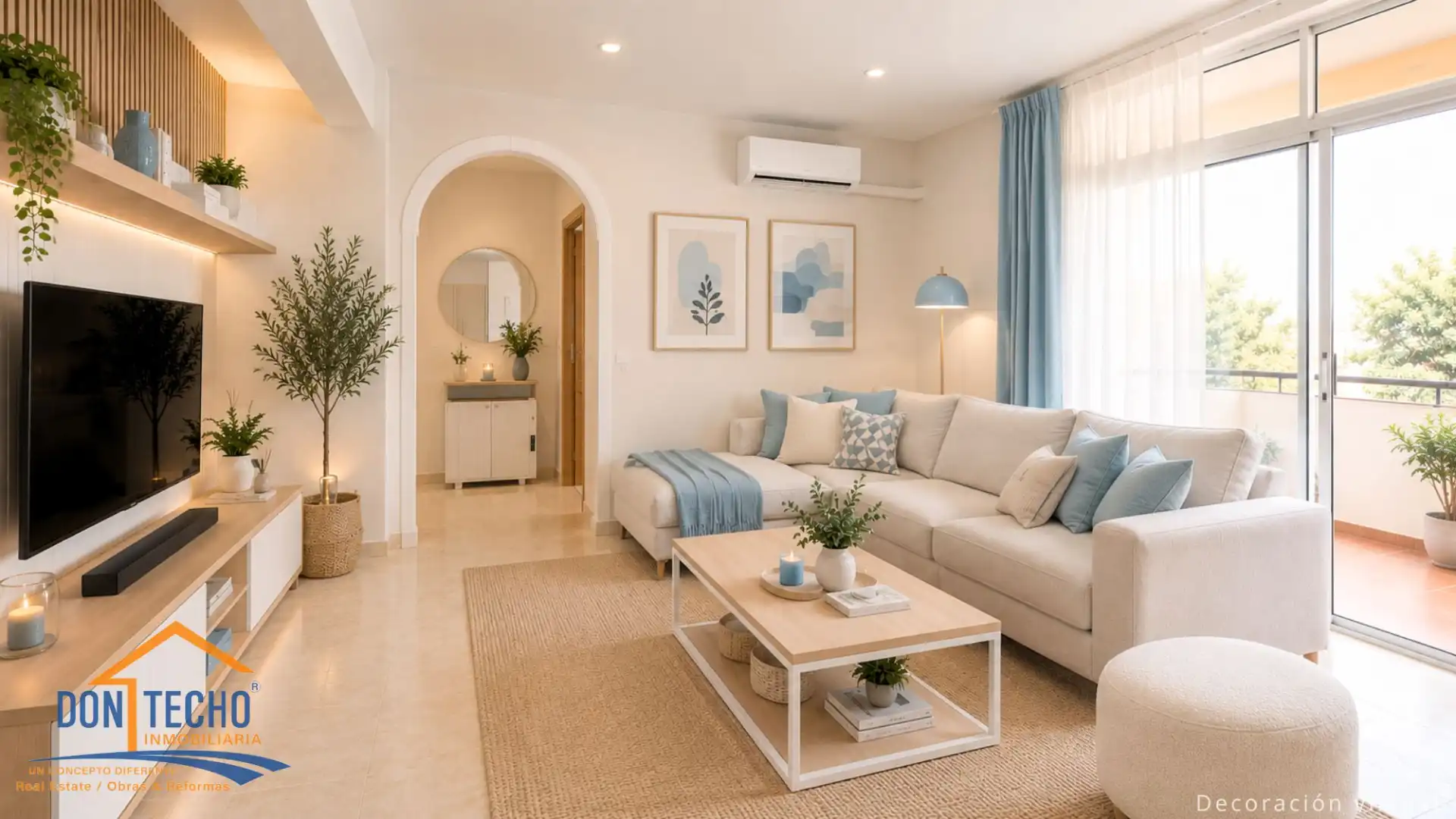 Sala de estar de Piso en venta en Málaga con Aire acondicionado, Terraza y Amueblado