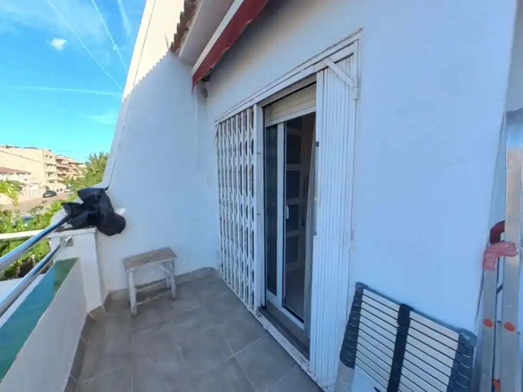 Terrassa de Casa adosada en venda en Cunit amb Aire condicionat i Balcó