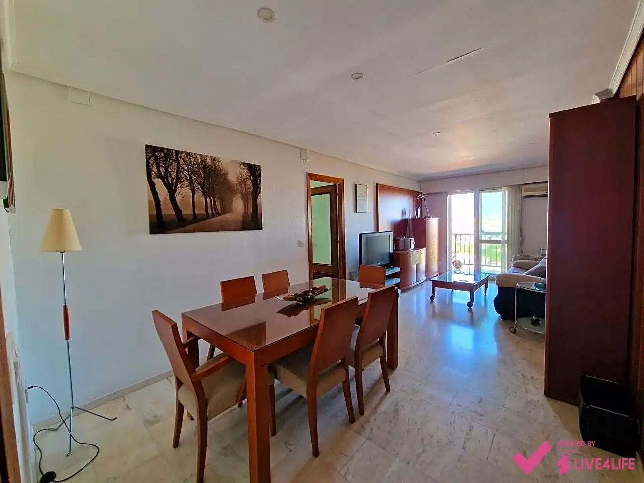 Comedor de Piso de alquiler en Sevilla con Aire acondicionado, Calefacción y Terraza