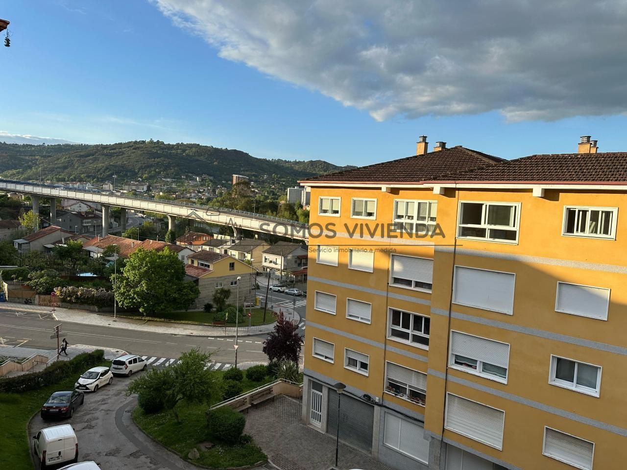 Exterior view of Flat for sale in Ourense Capital   with Heating and Furnished