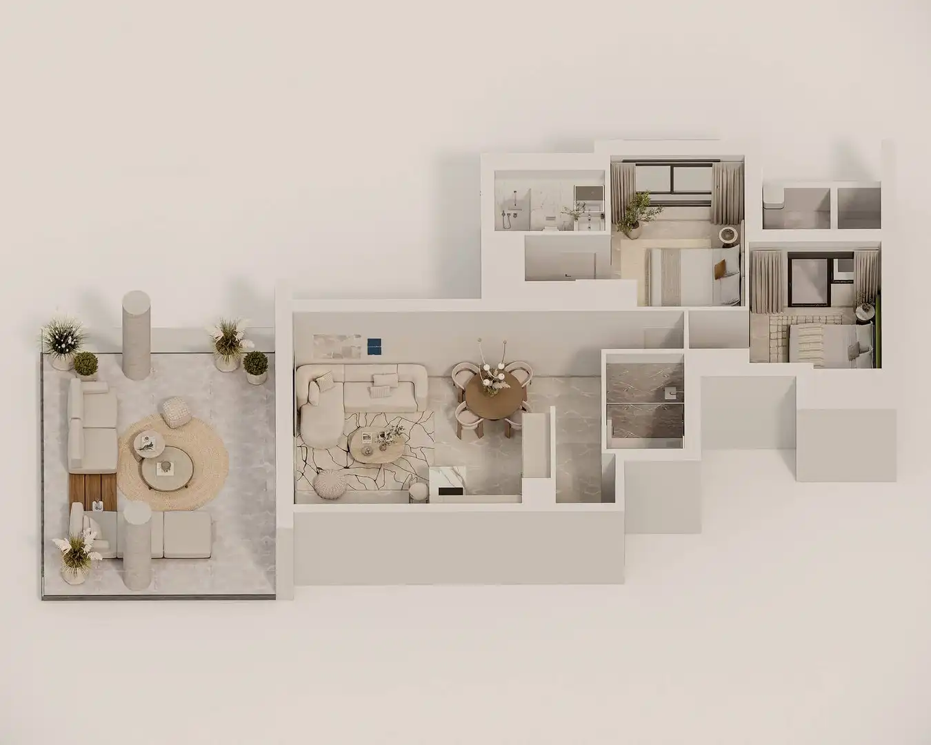 Apartamento con terraza en venta en Marisol Park - Ortembach - Los Almendros, imagen 35