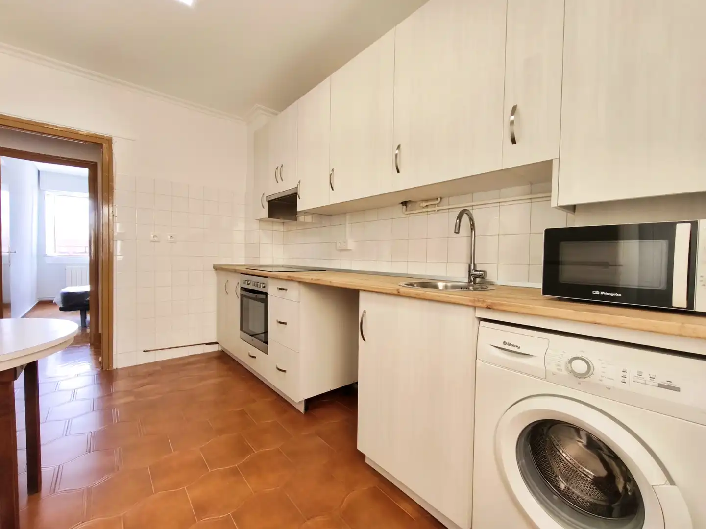 Kitchen of Flat for rent in  Logroño  with Furnished