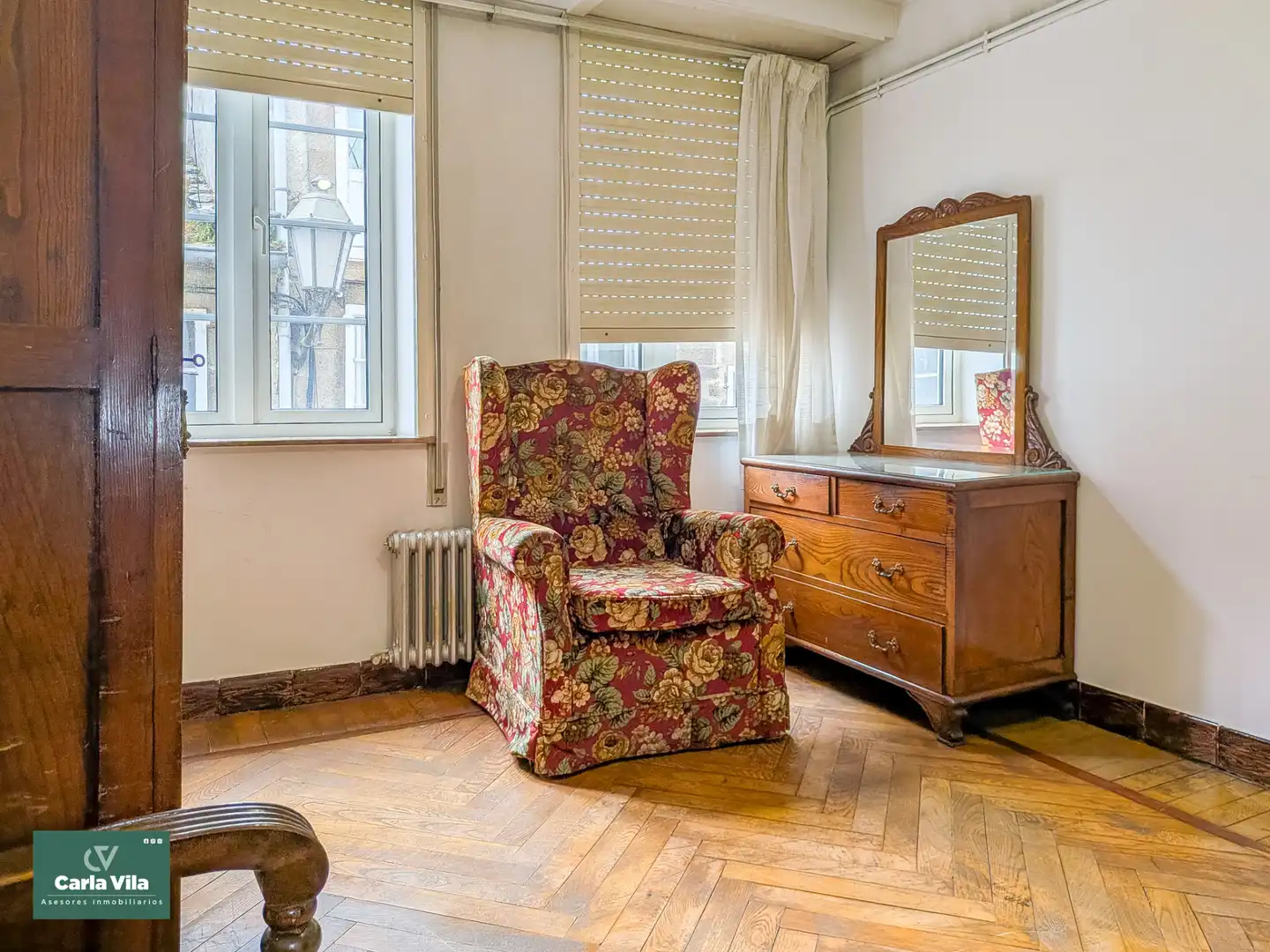 Wohnzimmer von Wohnung zum Verkauf in Lugo mit Heizung, Parkett und Terrasse