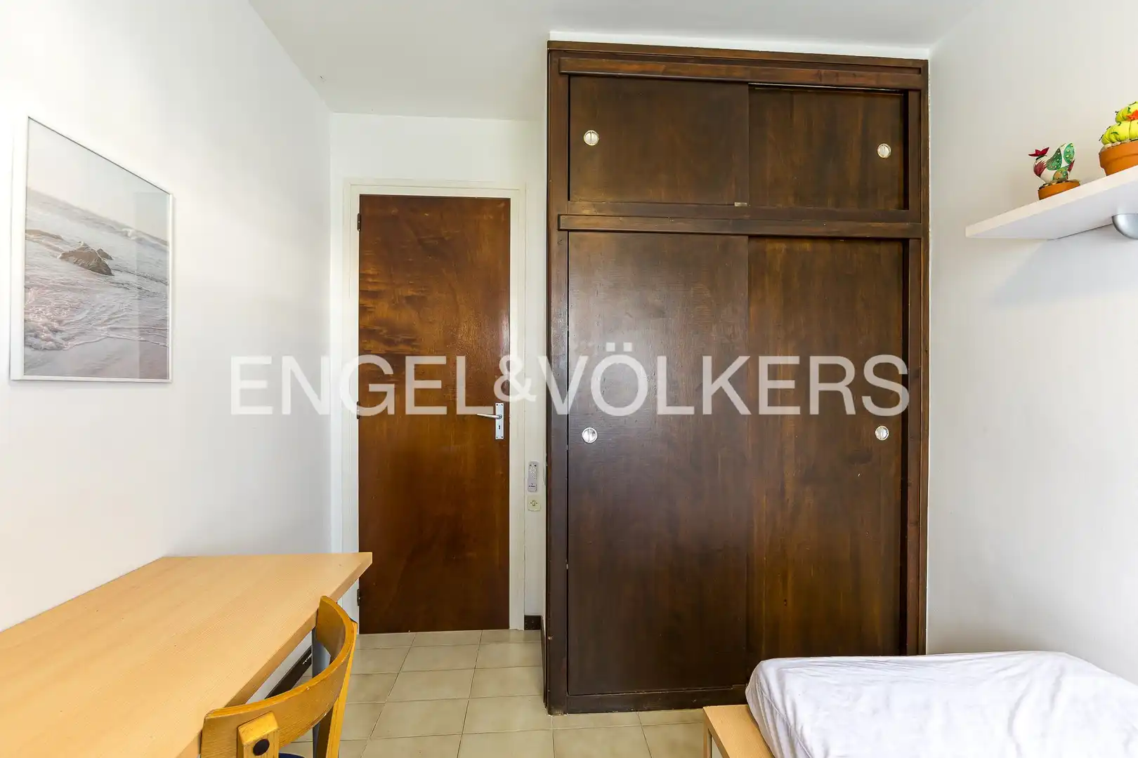 Schlafzimmer von Wohnung zur Miete in Cubelles mit Klimaanlage, Heizung und Privatgarten