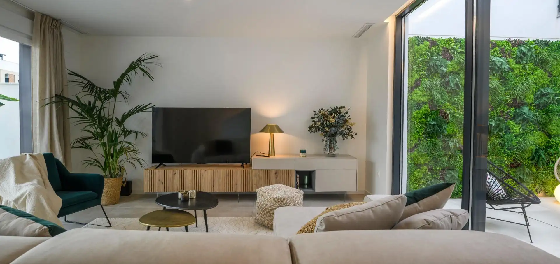 Sala d'estar de Casa o xalet en venda en Murcia amb Aire condicionat, Jardí privat i Terrassa
