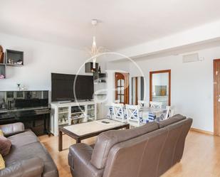 Living room of Flat to rent in  Madrid Capital  with Air Conditioner, Heating and Terrace