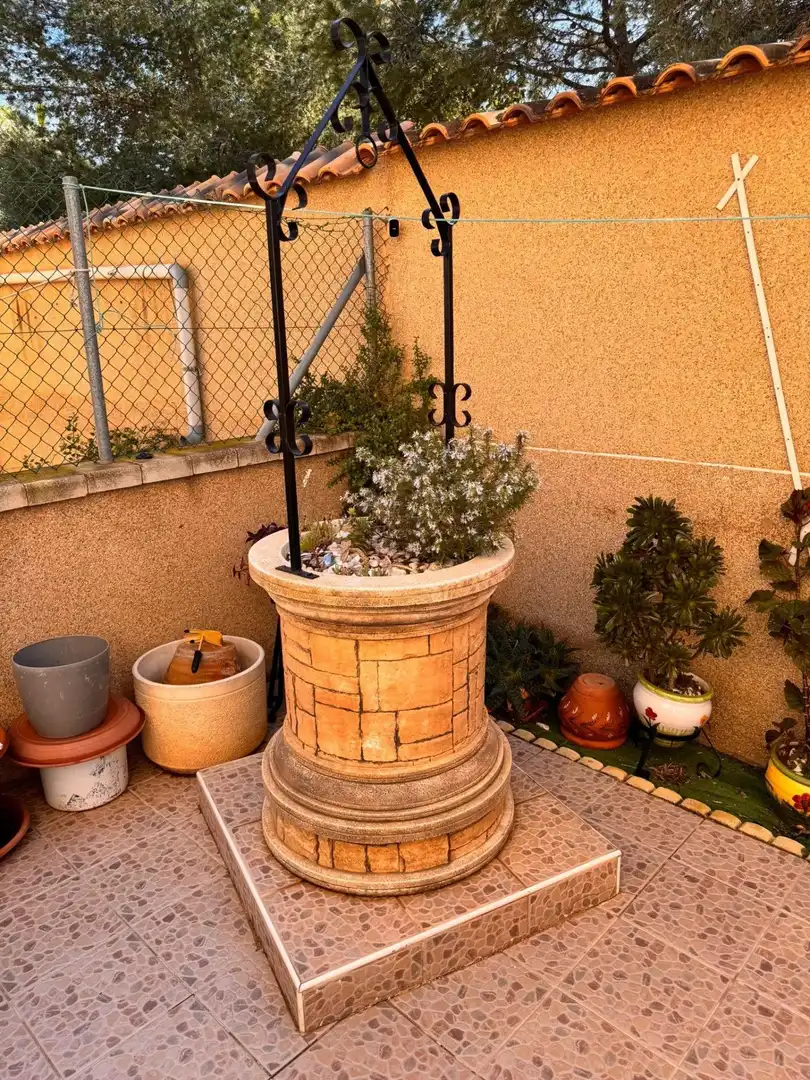 Terrassa de Casa o xalet en venda en Cartagena amb Calefacció, Jardí privat i Piscina