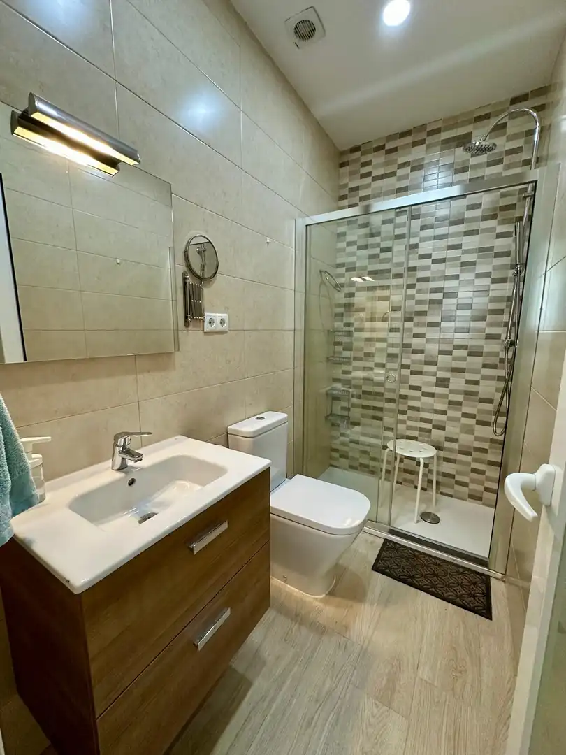 Baño de Piso de alquiler en Madrid con Aire acondicionado y Calefacción