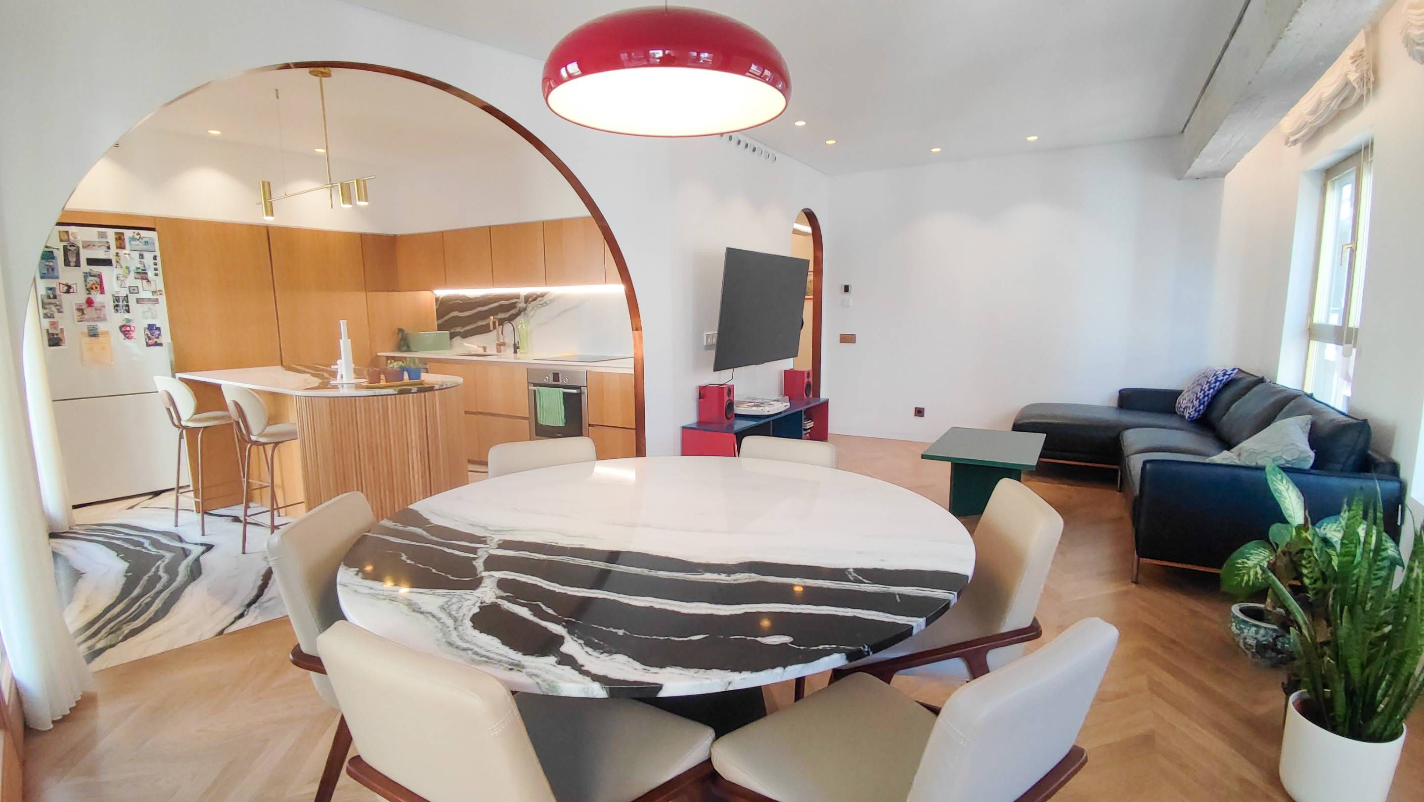 Dining room of Flat to rent in Elche / Elx  with Air Conditioner, Parquet flooring and Terrace