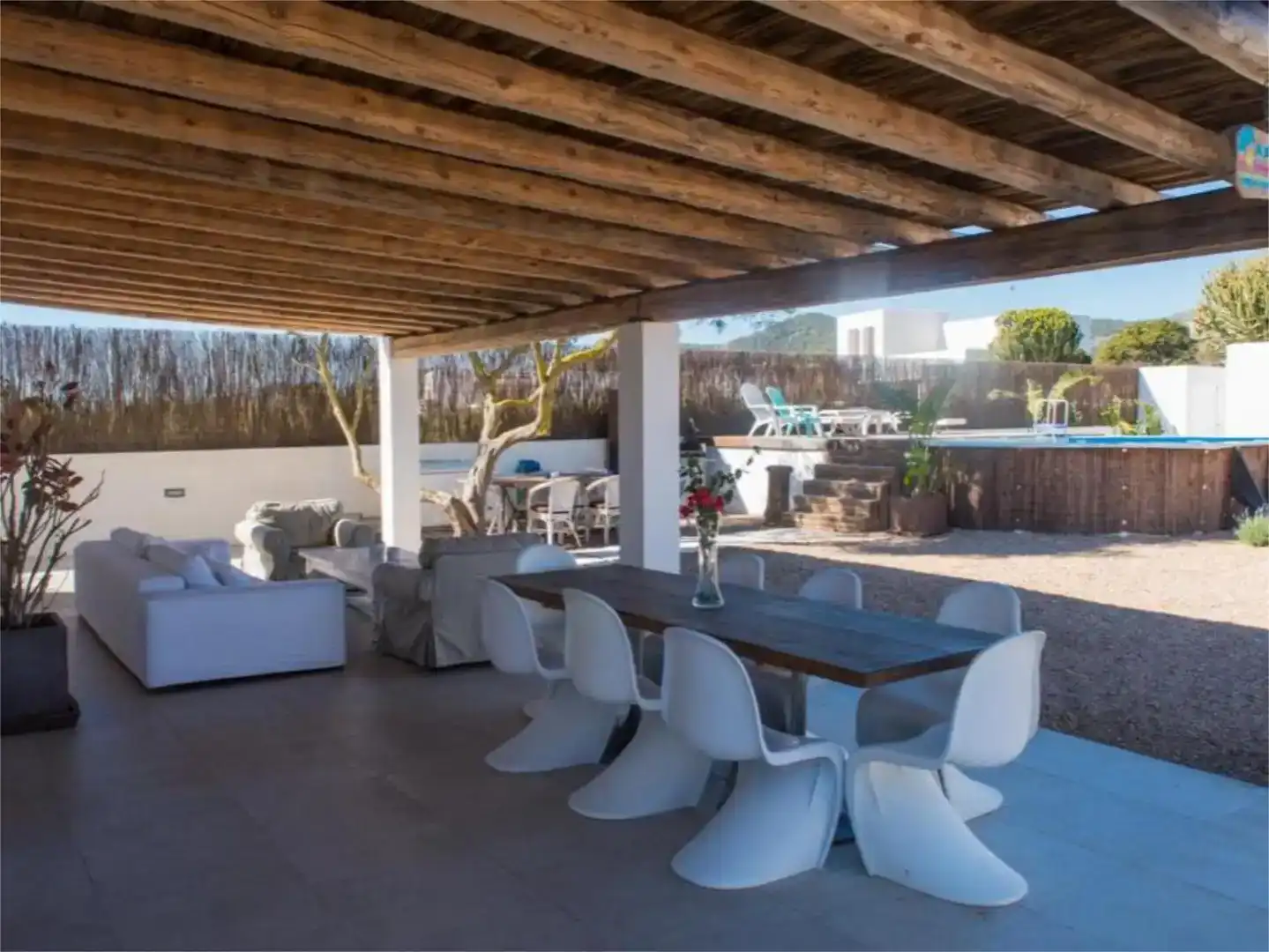 Terrassa de Casa o xalet en venda en Sant Josep de sa Talaia amb Aire condicionat i Piscina