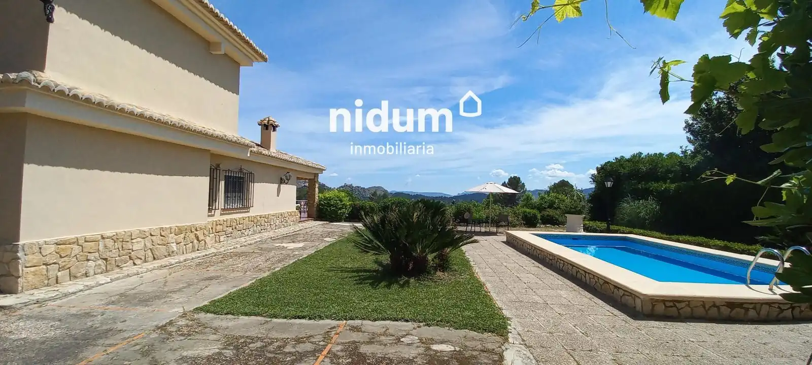 Außenansicht von Haus oder Chalet zum Verkauf in Xàtiva mit Abstellraum und Schwimmbad