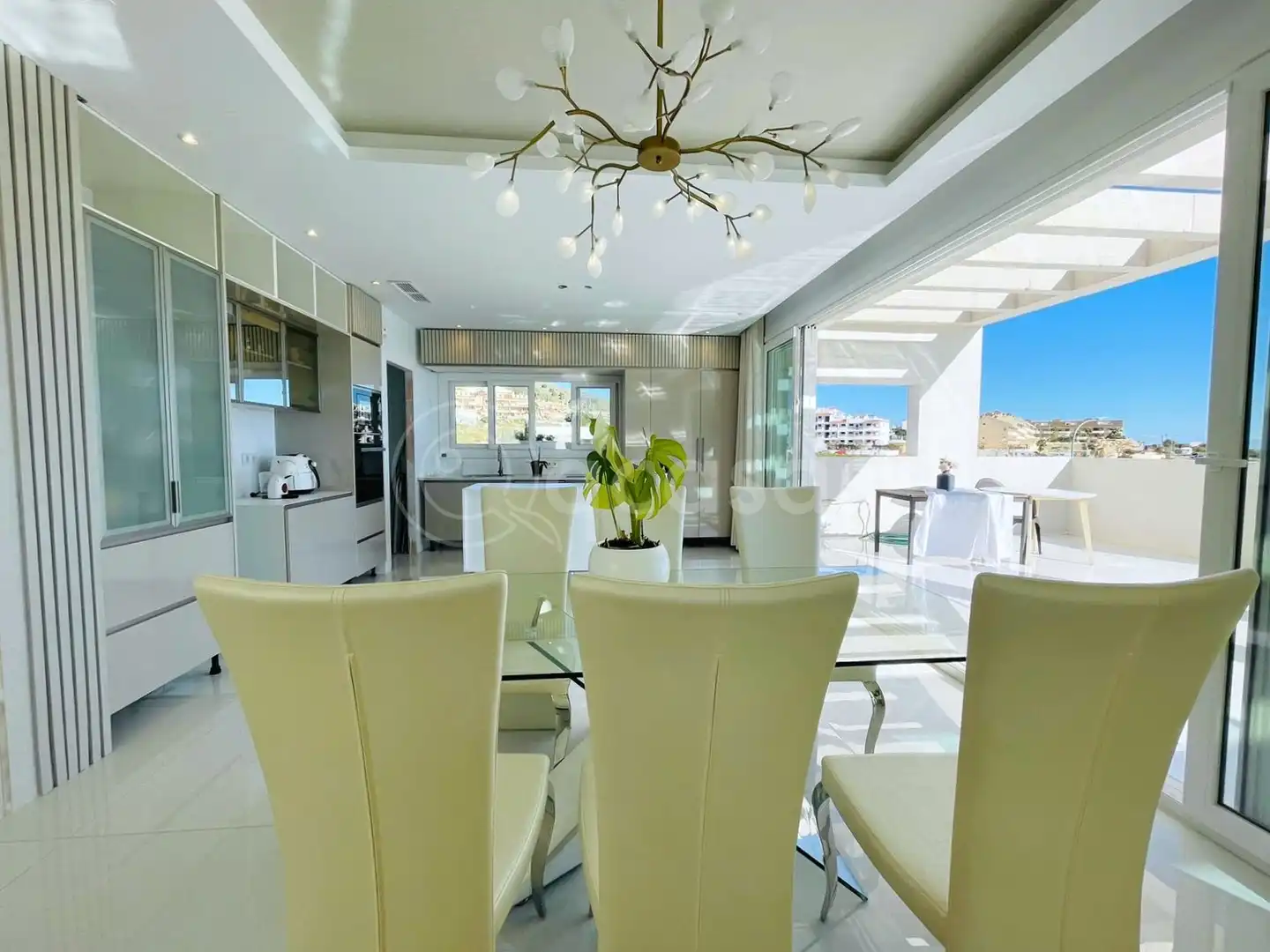 Comedor de Casa o chalet en venta en Benalmádena con Aire acondicionado, Calefacción y Jardín privado