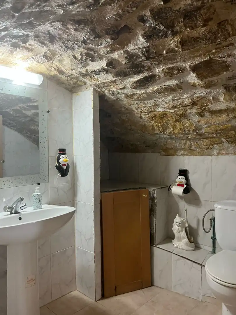 Badezimmer von Haus oder Chalet zum Verkauf in Tàrrega mit Heizung, Möbliert und Ofen