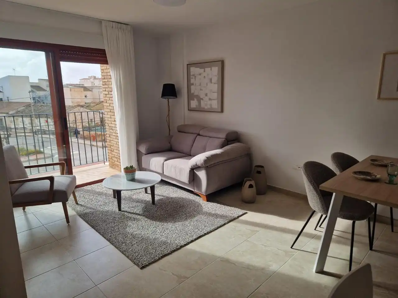Sala d'estar de Apartament en venda en Murcia