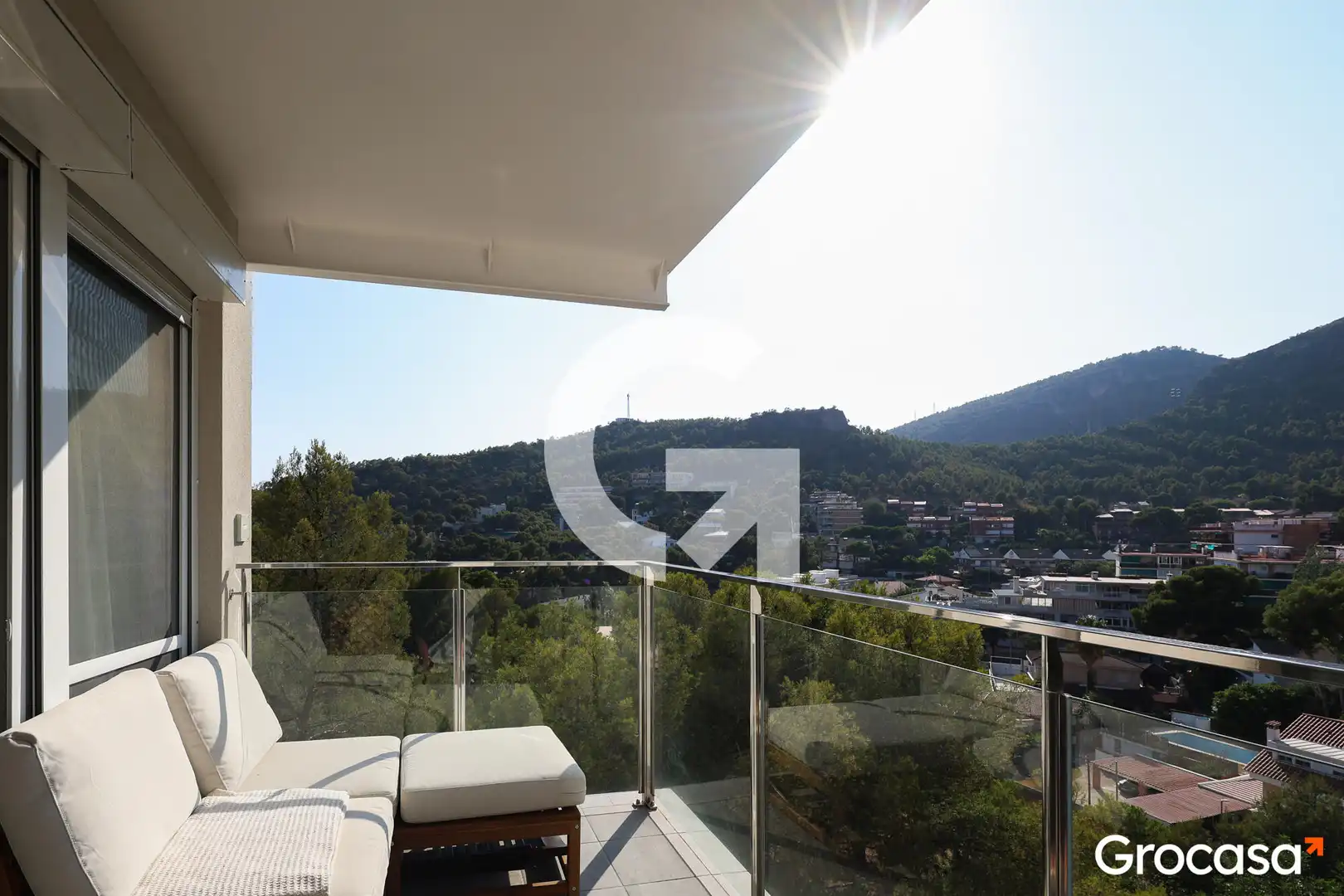 Terrace of Flat for sale in Castelldefels  with Air Conditioner, Balcony and Community pool