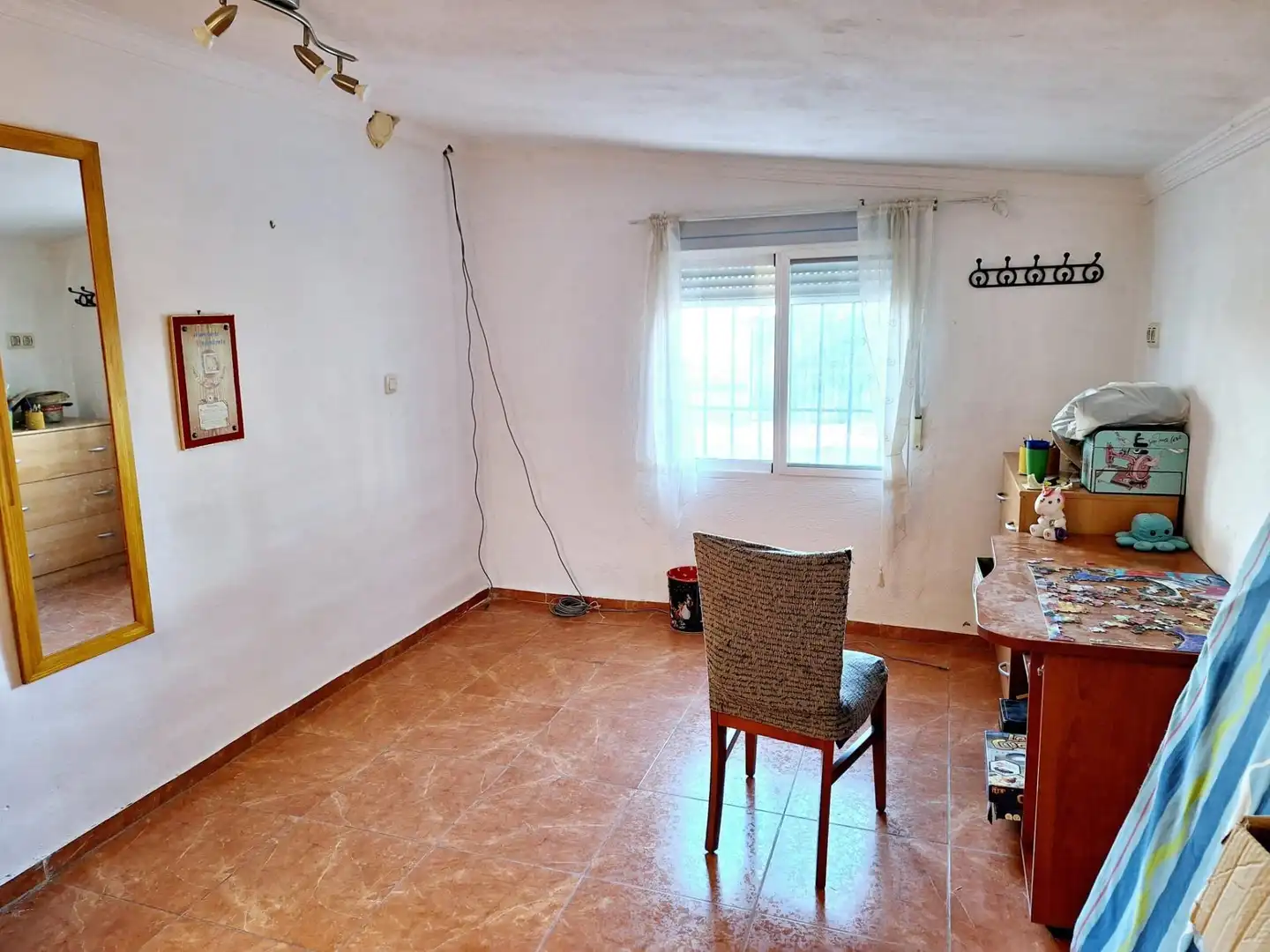 Dormitori de Casa o xalet en venda en Caudete amb Aire condicionat, Terrassa i Piscina
