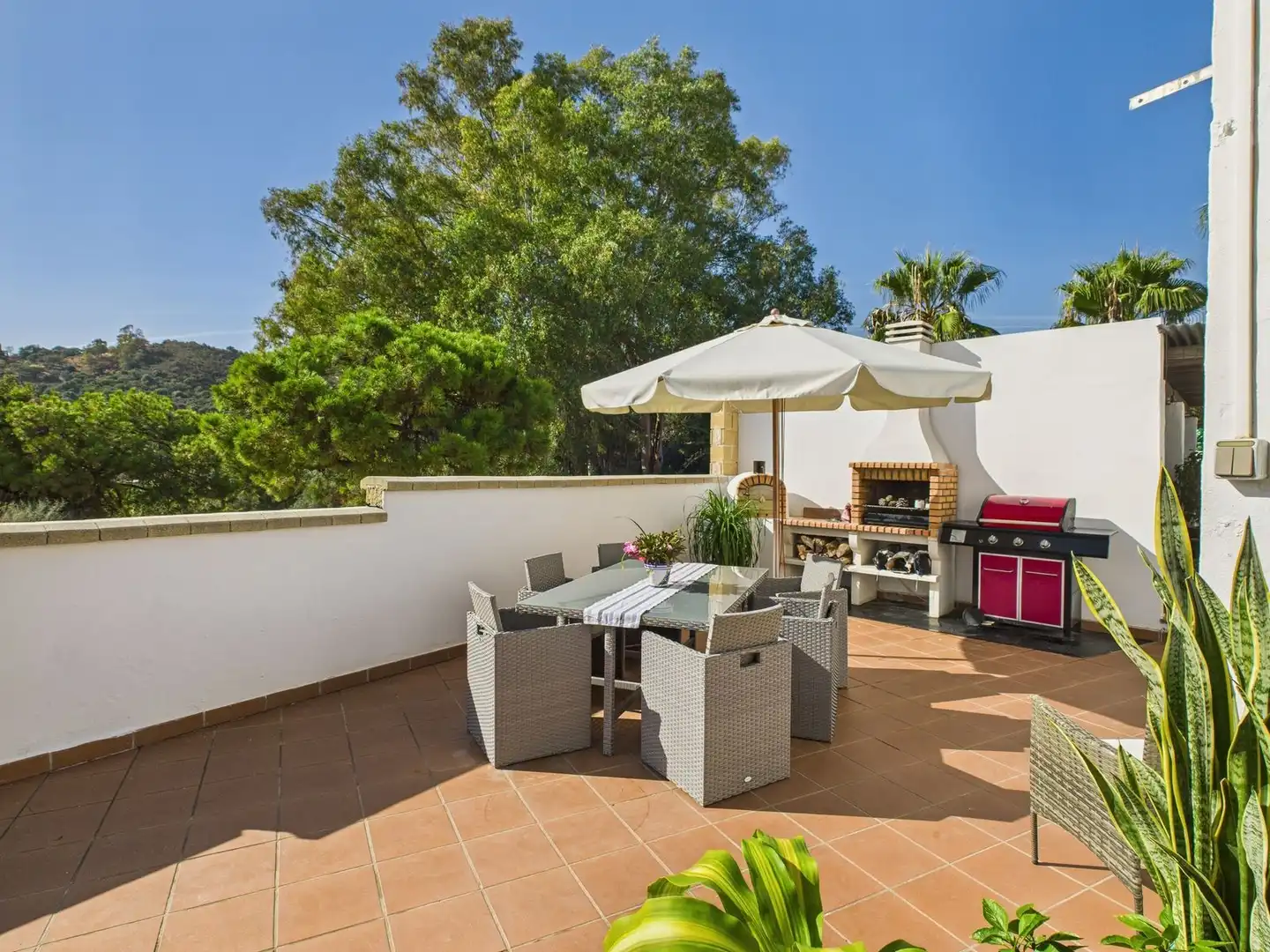 Terraza de Casa o chalet en venta en Estepona con Aire acondicionado, Terraza y TV